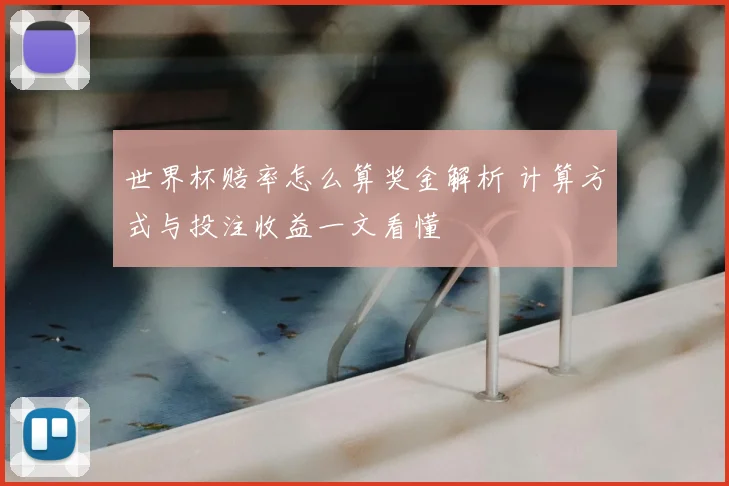 世界杯赔率怎么算奖金解析 计算方式与投注收益一文看懂