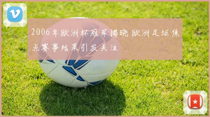 2006年欧洲杯冠军揭晓 欧洲足坛焦点赛事结果引发关注